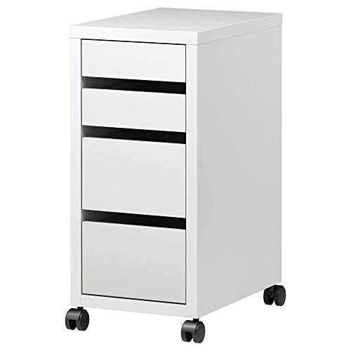 IKEA MICKE Office Schublade mit Rollen, Weiß 35x75 cm