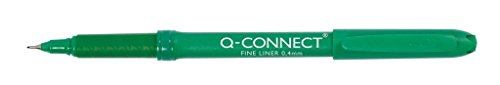 Q-Connect KF25010 Fein-Liner und Pigmentliner Feinliner 0,4 mm, grün
