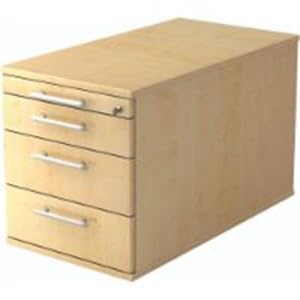 HAMMERBACHER VTC30/3/3/RE Rollcontainer 3 Schubl. ahorn