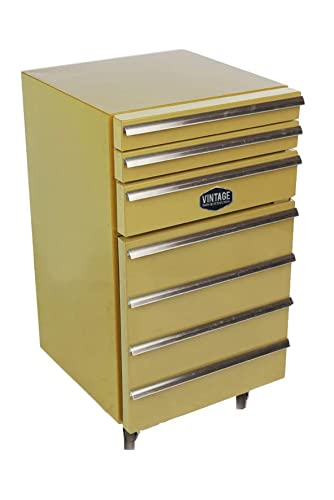 Vintage Industries Designer Werkstattwagen - Gold - Rollcontainer - Werkstatt - Bürocontainer - Perlgold - CT50